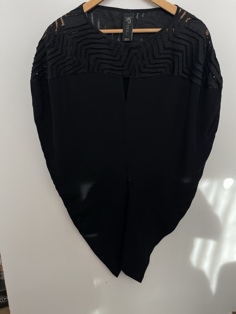 Zero + Maria Cornejo Tunic Dress Womens Size 2 Black